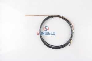 MIG Carbon/Brass Combined liner 1.5/4.0; wire φ0.8-1.0 XL127.M003 for Binzel MIG Welding Torch