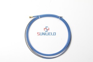 MIG Guide spiral liner terisolasi;1,5 / 4,5;biru;kabel φ0.8-1.0;kanggo 3,0m XL124.0011 kanggo Binzel MIG Welding Torch