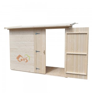 outdoor garden solid wood vertical Wall garden shed storage shed