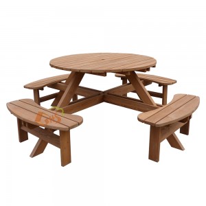 Patio outdoor wooden garden furniture garden table chair table