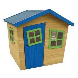 Colorful Wooden Kids Outdoor Playhouse