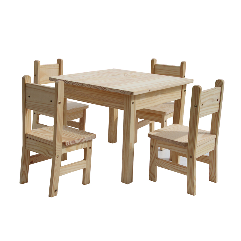Wooden Children Children Table and Chairs Set Featured Image