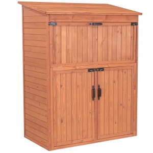 Garden Shed Outdoor Storage Cabinet Shed Wooden Storage