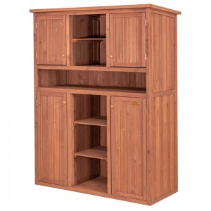 Garden Wood Storage Cabinet Shed