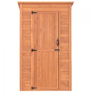Outdoor Storage Shed Garden Wooden Storage with Single Door