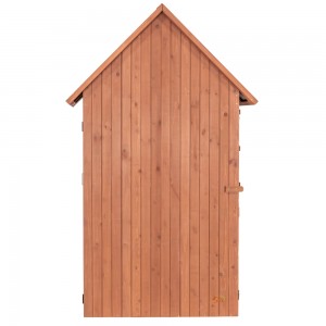Wooden Garden Outdoor Storage Cabinet Shed with Shelf