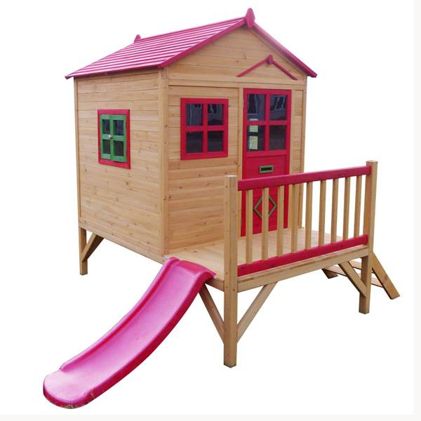 Outdoor Wooden Kids Garden Playhouse Featured Image