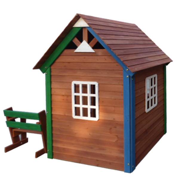 Massive Selection for Fossil Sandbox - Children Wooden Playhouse With Shop-Front Style Window Storage Box Seat – GHS detail pictures