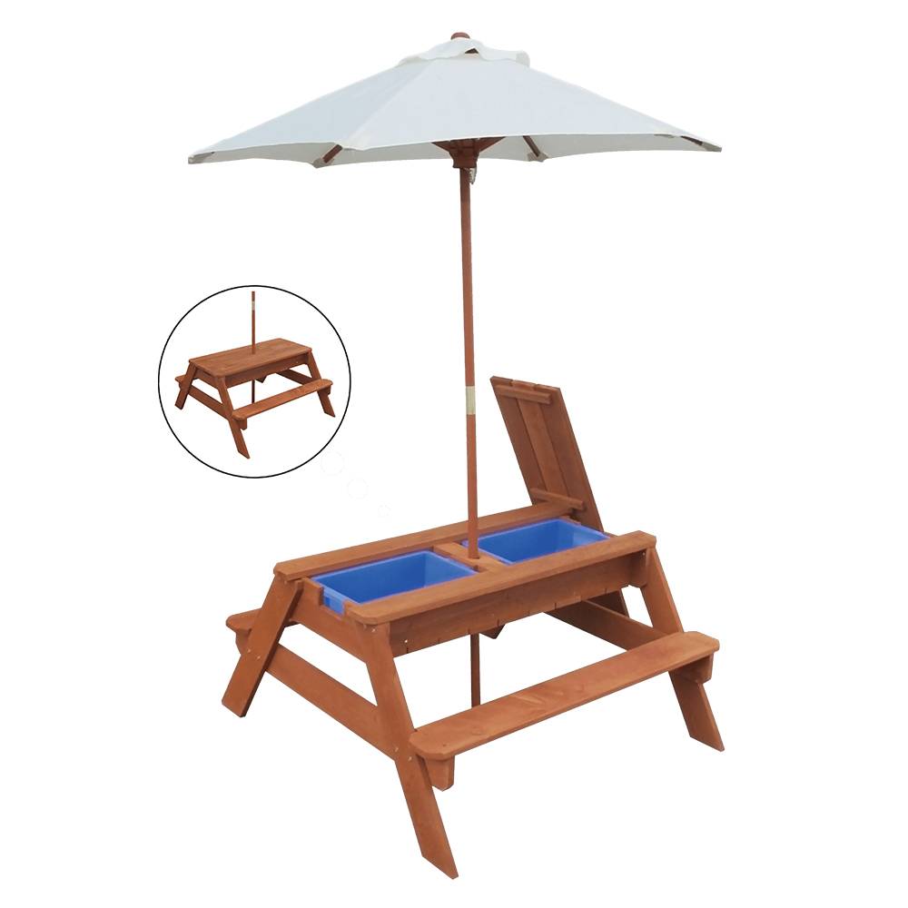 High reputation Hous Layer Chicken Cage - Children Picnic Table With Storage and Parasol – GHS