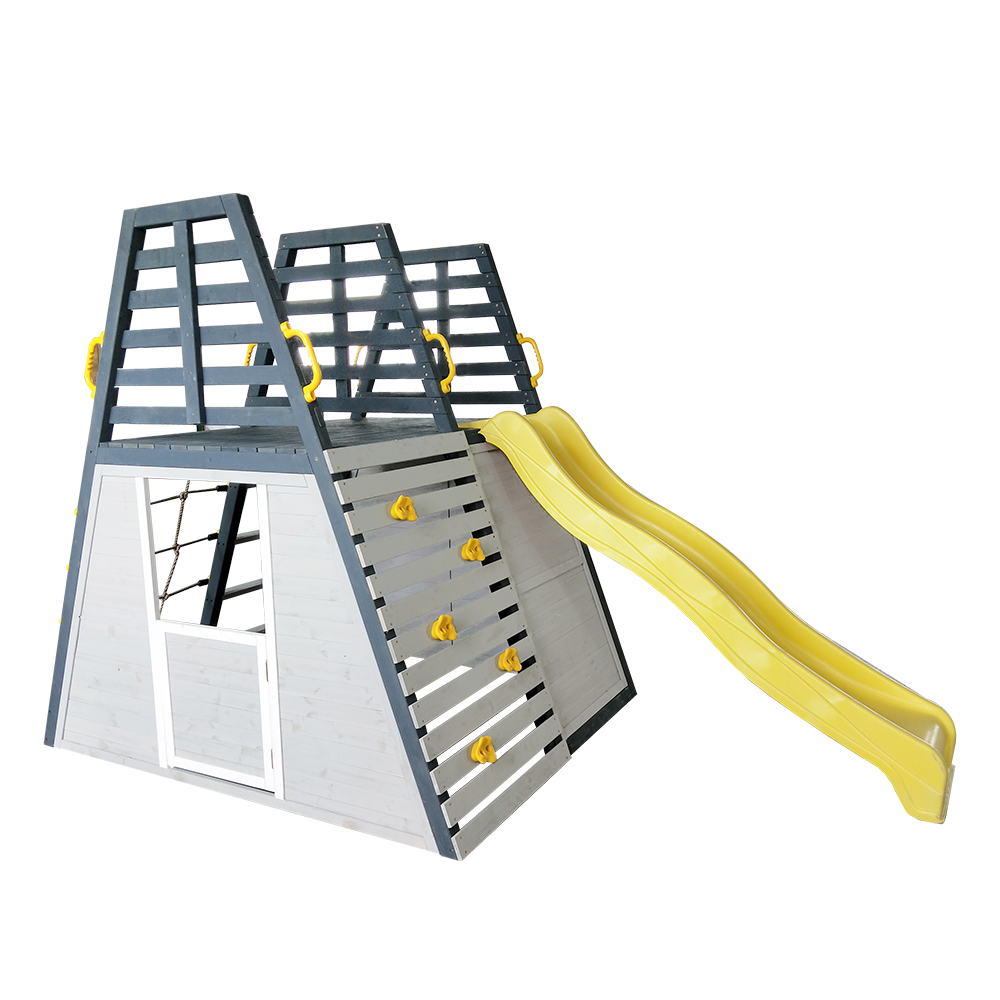 Wholesale Cage For Larg Cat - children wooden climbing playset with slide and ladder – GHS