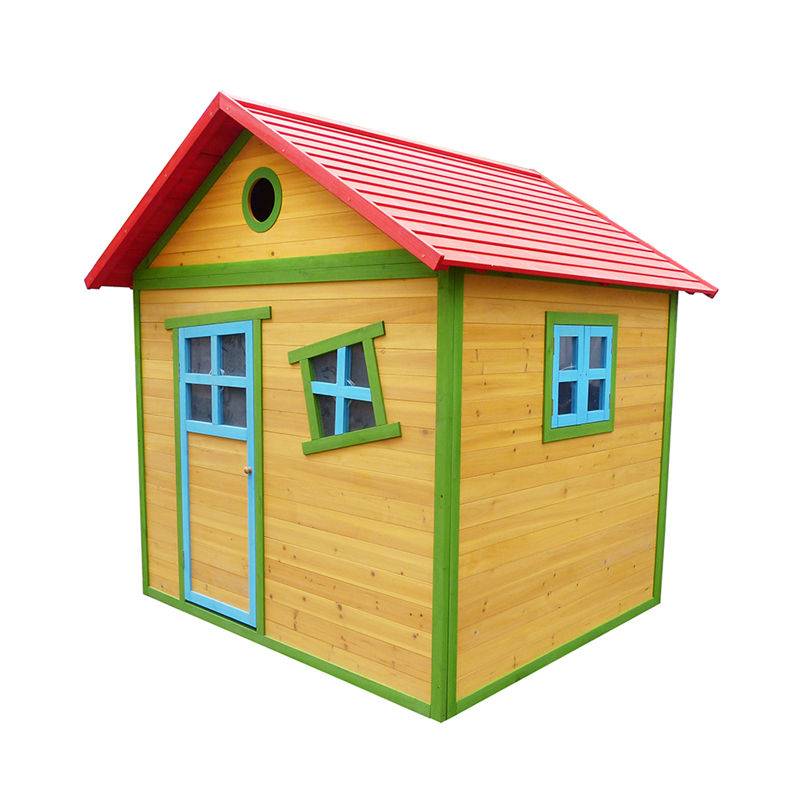 Factory Cheap Portabl Chicken Coop Photo - C231 Kids Outdoor Wooden Playhouse Children Cubby House – GHS
