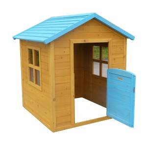 Wooden Simple Kids Playhouse yangaphandle Play House