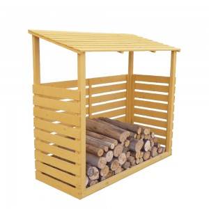 Well-designed Beach Chair - Wood Outdoor Firewood Storage With Ramp Roof – GHS