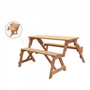 Wood Folding Table And Chair For Kids