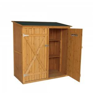Wooden Garden Shed With Tied Storage Space