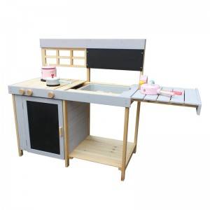 Factory supplied Patio Swing Gazebo - Hot Sale Children Play Kitchen Wooden Kitchen Pretend Play Set – GHS