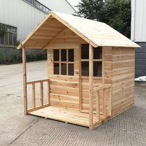 Outdoor Wholesale Garden Wood Play House for Kids Cubby House Supplier