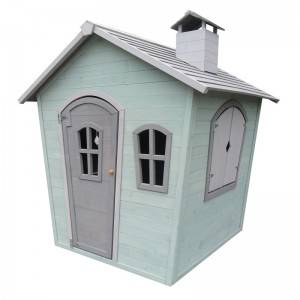 Small Wooden Outdoor Playhouse Wood Children Cubby For Kids