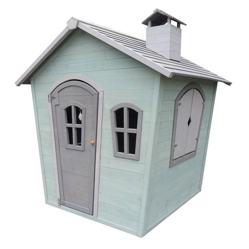 Renewable Design for Kitchen Play House Set - C276 Small Wooden Outdoor Playhouse Wood Children Cubby For Kids – GHS
