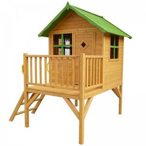 Wood Kids Playhouse Wooden Playhouse for Children Outdoor