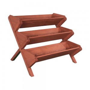 3-Tier Wooden Panter Box Wood Planter Shelf