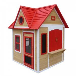 Wood Home Play House Wooden Play House for Kids