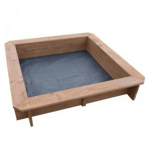 Good Quality Wooden Sandbox with Seat for Kids