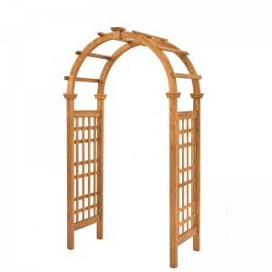 China New Product Bunni Rabbit Hutch - Decorative Outdoor Garden Arch Wooden Garden Arch – GHS
