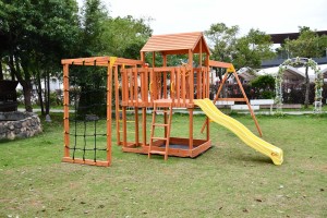 Outdoor Playground Swing and Slide for Children