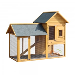 Wooden Rabbit House Cage