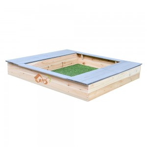 Newest Design Outdoor Wooden Sandboxes with Storage for Kid’s Toy