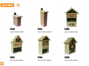 wooden outdoor Insect Hotel insect house
