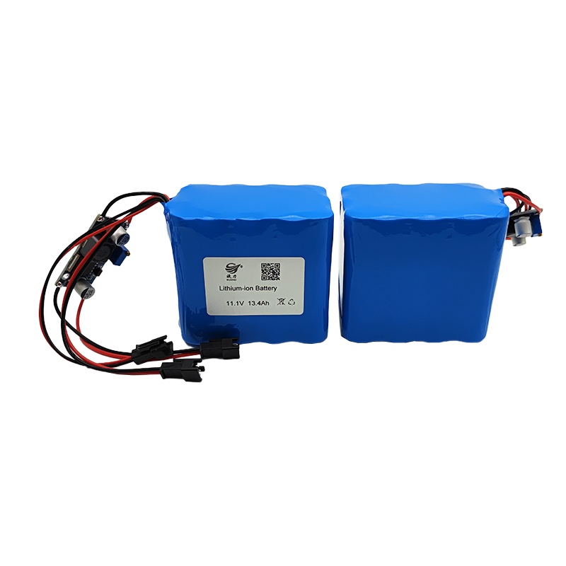 11.1V Cylindrical lithium battery 18650 13400mAh