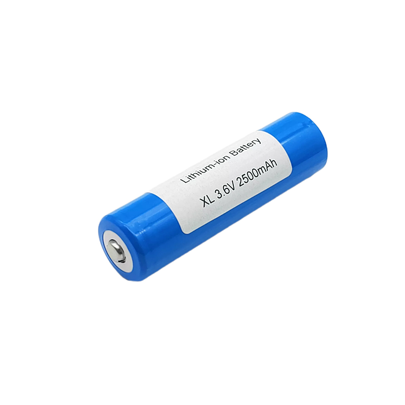 3.6V Cylindrical lithium battery, 18650 2500mAh