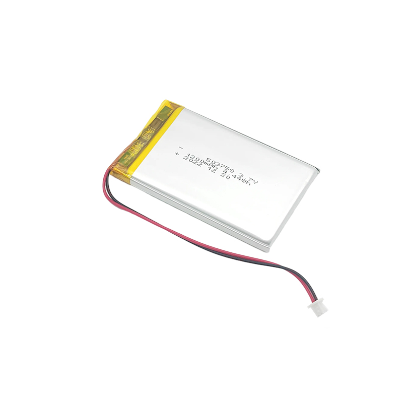 3.7V Lithium polymer battery packs, 503759 1200mAh Square lithium battery
