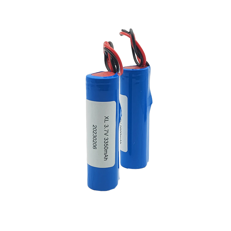 3.7V Cylindrical lithium battery product model 18650,3350mAh