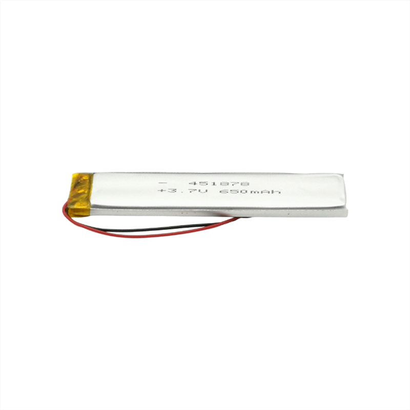 Discountable price Lithium Ion Polymer - 451878 3.7V 650mAh Square lithium battery – Xuanli
