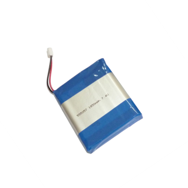 555057 7.4V 1850mAh Lithium polymer battery for car cleaners battery