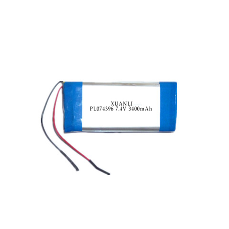 Quality Inspection for Lithium Metal Polymer Battery - 074396 7.4V 3400mAh Square lithium battery – Xuanli