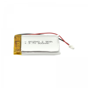 Reasonable price for Lithium Ion Battery For Inverter - 802540 800mAh 3.7V Lithium polymer battery,for night light table lamp – Xuanli