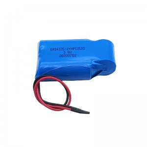 Special Price for 12v Lithium Ion Leisure Battery - 3.6V Cylindrical lithium battery, ER14335+1520 3300mAh Special for Internet of Things battery – Xuanli