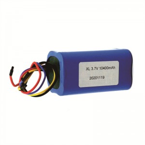 factory customized Li Ion Phosphate Battery - 3.7V cylindrical lithium battery,18650 10400mAh for medical equipment batteries – Xuanli