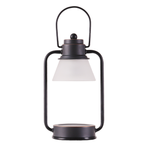 Mini Elektrisk Lysevarmer Lanterne Med Glasskærm