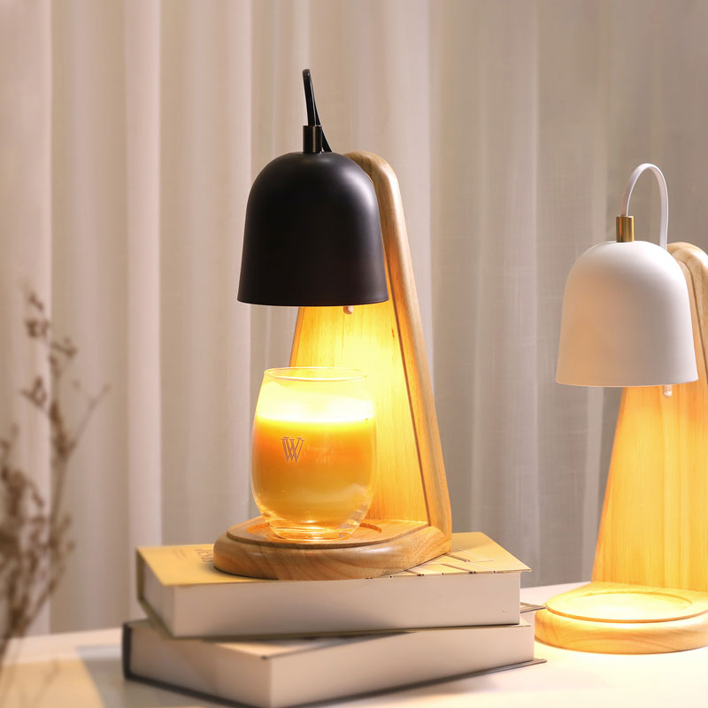 Gummi Tre stearinlys varmere produsent patent design nytt hjem aroma lampe timer bryter