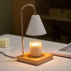Elektrický štýl Wood class moderná lampa na sviečku domáca dekorácia vôňa aróma horák s halogénovou žiarovkou GU10 tavič vosku bezdymové tavenie