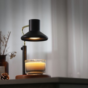 Elektrisk treklasse stil moderne lysvarmer lampe hjemmeinnredning duft aromabrenner med GU10 halogen lyspære vokssmelter røykfri smelting