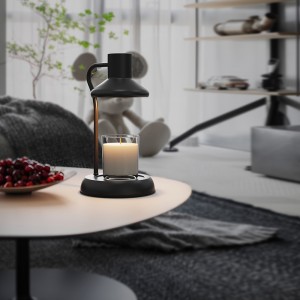 Нов стилски потопло столна ламба со електрична свеќа ноќно светло домашно украсно осветлување за спална соба без пламен горилник со арома креативни подароци за пријателите