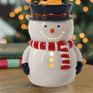 Frosty Illumination Fragrance Warmer - Sniego seno Kalėdų atmosferos dekoravimas