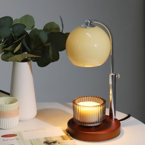 Pabrik Grosir lilin penghangat lampu desain asli rumah aroma burner lilin melter flameless kaca kap lampu
