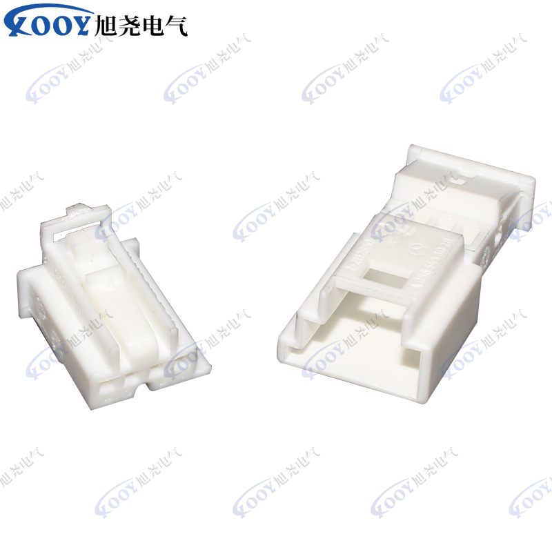 Factory direct white 4-hole DJ7041-0.6-11-21 car connector